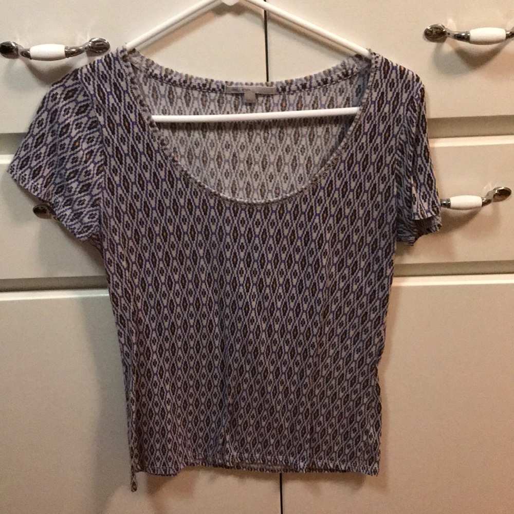 Aztec print top